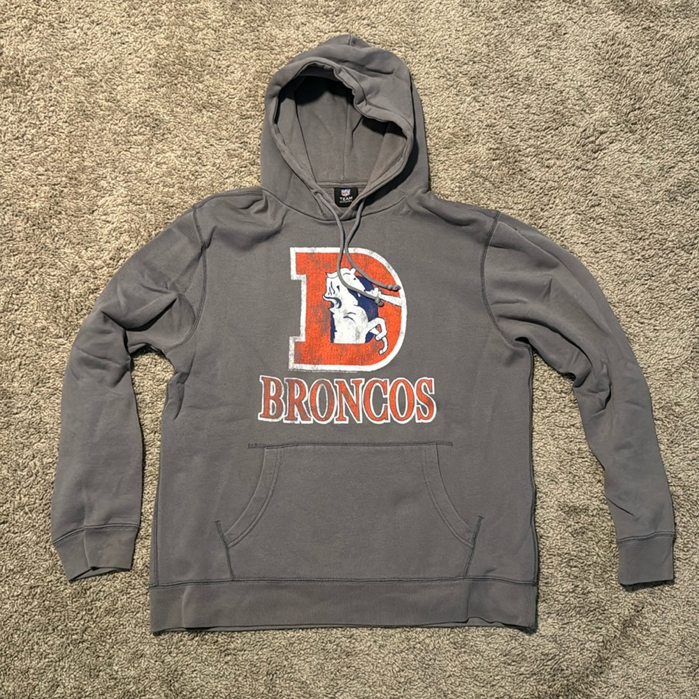 NFL Brand Denver Broncos Throwback Hoodie